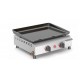 Plancha a gas Vitrokitchen PG220IB dos quemadores