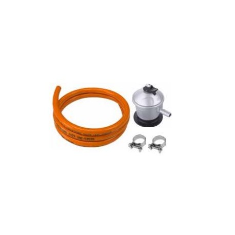 Kit Regulador 28/30 + Manguera but. + 2 Abraz Vitrokitchen
