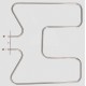RESISTENCIA INFERIOR HORNO CATA 25100140. FER38CA0001